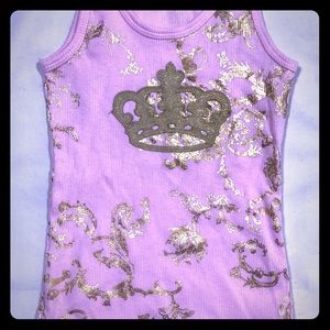 TRULUV tank sz5, Pink and Gold foil